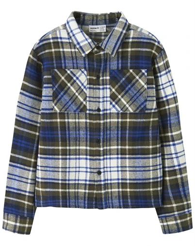 Name It - NKMNetul Overshirt - Olive Night